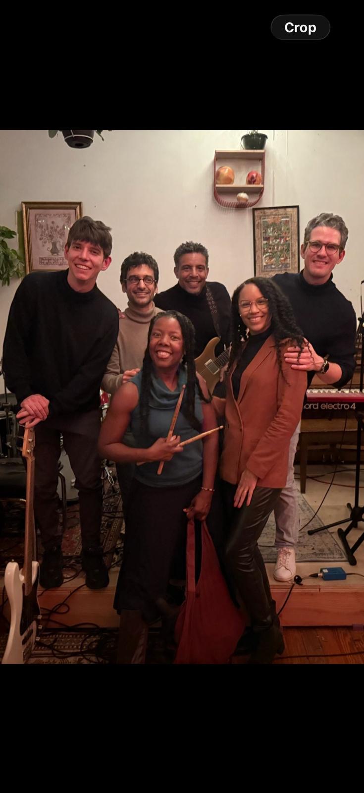 Good Company rehearsing together